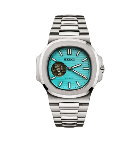 Seiko Mod Nautilus (Cœur ouvert) Bleu Tiffany