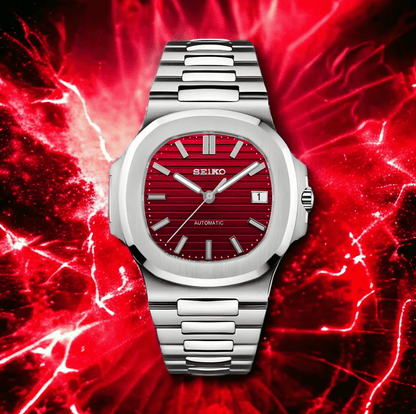 Seiko Mod Nautilus Velours Rouge