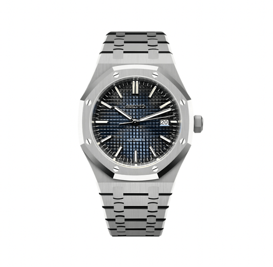 Seiko Mod Royal Oak Faded Blue