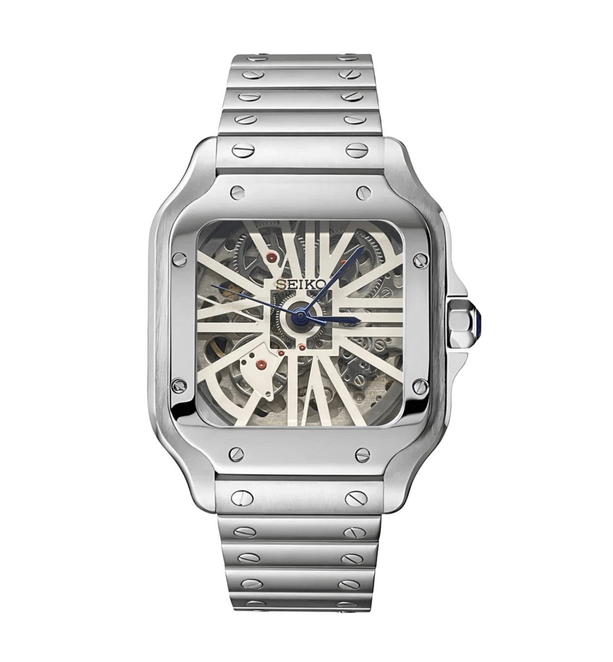 Seiko Mod Santos Squelette Classique
