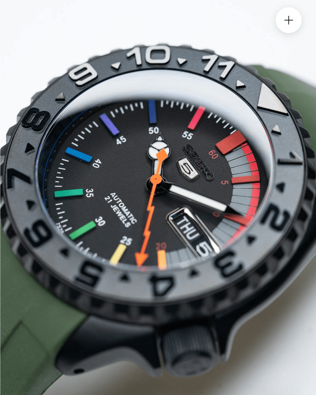Seiko Mod SKX 5 Arc-en-ciel étoilé