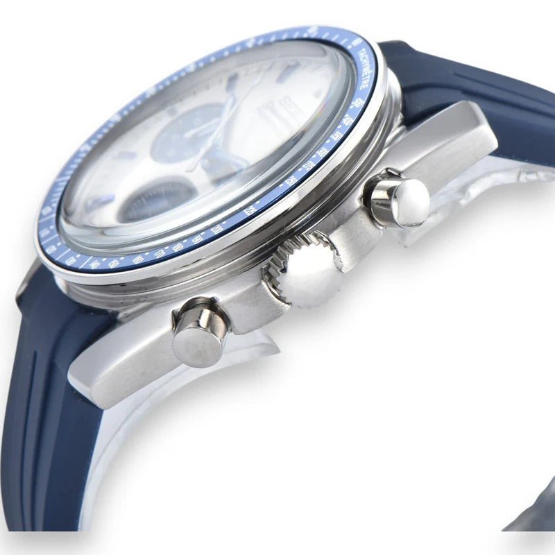 Seiko Mod Speedmaster Snoopy Bleu