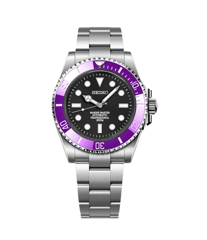 Seiko Mod Submariner Purple Surge (sans date)